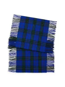 Кашемировый шарф в клетку Vintage Check Burberry, цвет knight