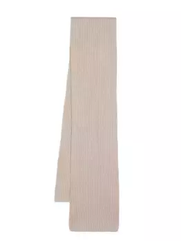 Кашемировый шарф в рубчик Boglioli, нейтральный