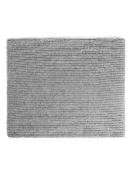 Кашемировый шарф в рубчик Bonpoint, серый