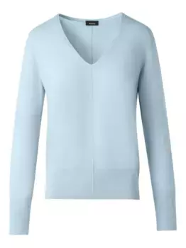 Кашемировый свитер Akris, синий