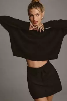 Кашемировый свитер Alani с воротником под горло от Pilcro, черный