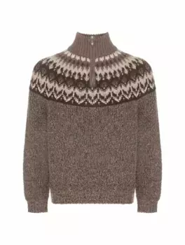 Кашемировый свитер Alpe Pile Loro Piana, серый