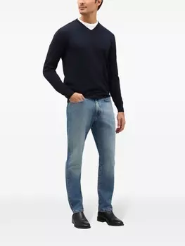 Кашемировый свитер Boglioli, синий