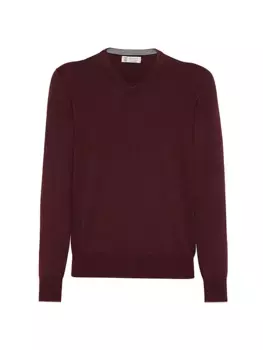 Кашемировый свитер Brunello Cucinelli, цвет sloe