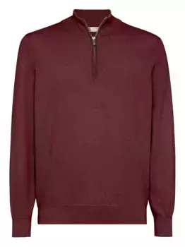 Кашемировый свитер Brunello Cucinelli, красный