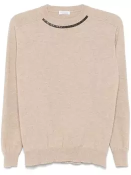 Кашемировый свитер Brunello Cucinelli, серый