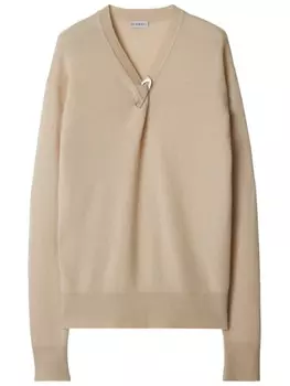 Кашемировый свитер Burberry, нейтральный цвет