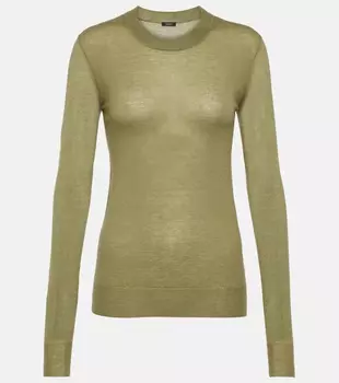 Кашемировый свитер cashair Joseph, зеленый