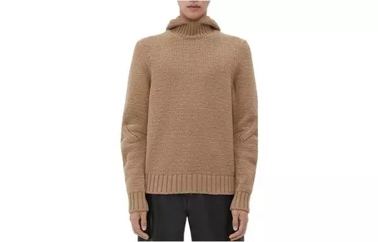 Кашемировый свитер для мужчин Кофейный Bottega Veneta, цвет Coffee