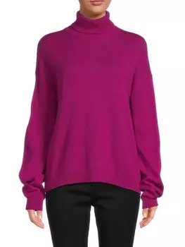 Кашемировый свитер Ellie Mockneck Velvet, цвет Magenta Pink