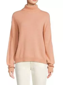 Кашемировый свитер Ellie Mockneck Velvet, цвет Maple Brown