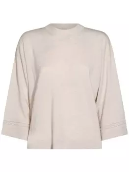 Кашемировый свитер Fabiana Filippi, серый