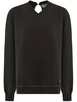 Кашемировый свитер FENDI, зеленый