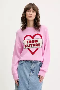 Кашемировый свитер From Future, розовый