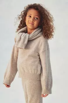 Кашемировый свитер H&M, бежевый