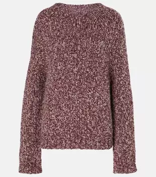 Кашемировый свитер Hauren The Row, цвет port red/porcelain