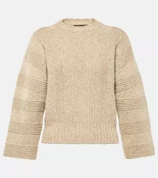 Кашемировый свитер Loro Piana, бежевый