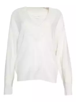 Кашемировый свитер LouLou de Saison, белый
