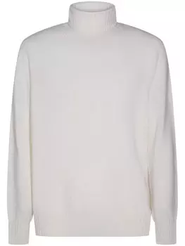 Кашемировый свитер Malo, белый