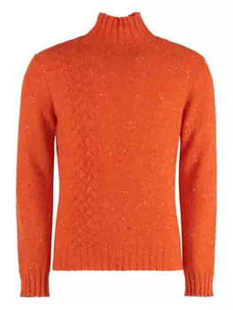Кашемировый свитер Malo, оранжевый