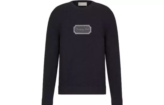 Кашемировый свитер мужской черный Dior, черный
