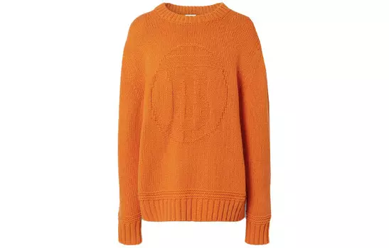 Кашемировый свитер мужской оранжевый Burberry, оранжевый