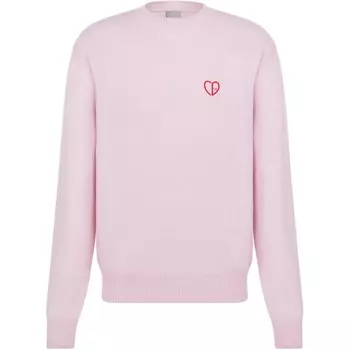 Кашемировый свитер мужской розовый Dior, розовый