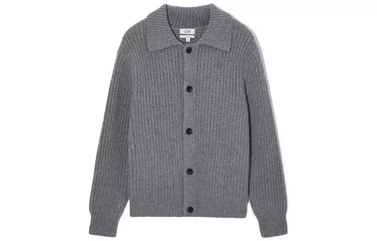 Кашемировый свитер мужской серый Cos, серый