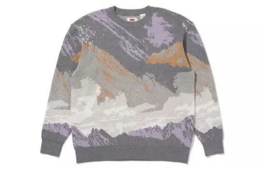 Кашемировый свитер мужской серый Levi’S, серый