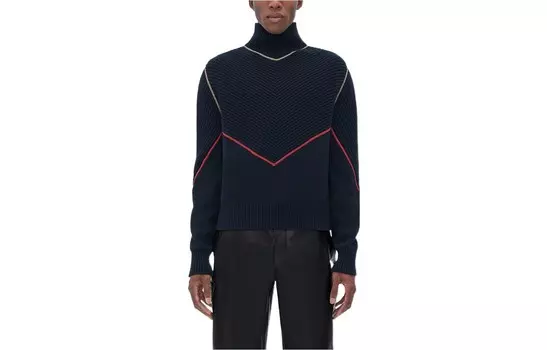 Кашемировый свитер мужской синий Bottega Veneta, синий