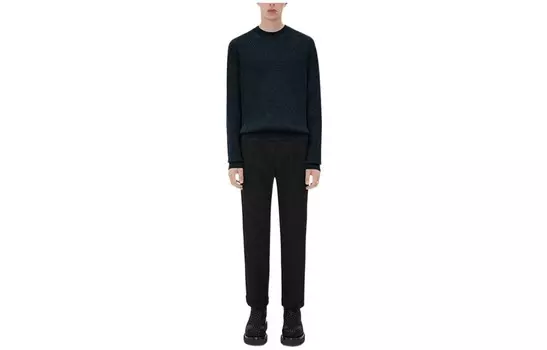 Кашемировый свитер мужской темно-синий Bottega Veneta, темно-синий