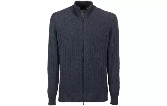 Кашемировый свитер мужской темно-синий Loro Piana, темно-синий