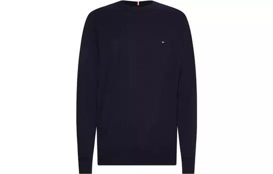 Кашемировый свитер мужской темно-синий Tommy Hilfiger, темно-синий
