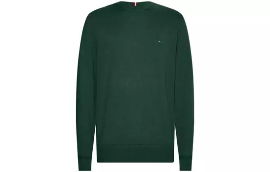 Кашемировый свитер мужской зеленый Tommy Hilfiger, зеленый