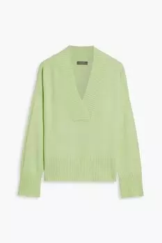Кашемировый свитер N.Peal, зеленый