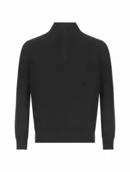 Кашемировый свитер на молнии Loro Piana, зелёный