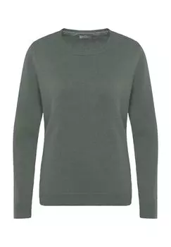 Кашемировый свитер Норвегия, круглый вырез, женский Galeria, цвет Eukalyptus