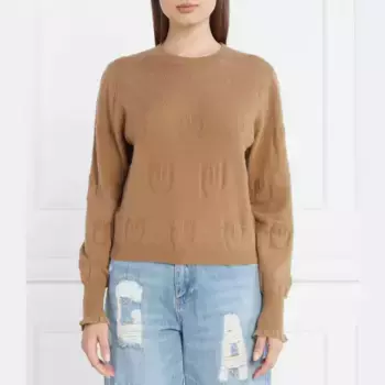 Кашемировый свитер обычного кроя Pinko, коричневый