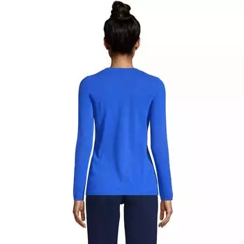 Кашемировый свитер Petite Lands' End с круглым вырезом Lands' End