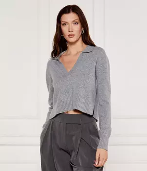 Кашемировый свитер Pinko Regular Fit, серый