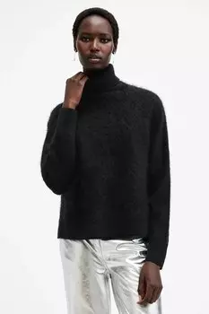 Кашемировый свитер REBEL Allsaints, черный