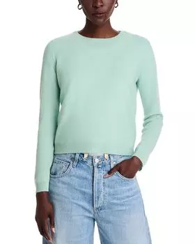 Кашемировый свитер с длинным рукавом Majestic Filatures, зеленый