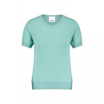 Кашемировый свитер с короткими рукавами Allude, зеленый