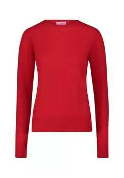 Кашемировый свитер с круглым вырезом Betty Barclay, красный