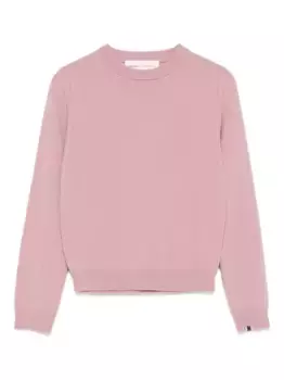 Кашемировый свитер с круглым вырезом extreme cashmere, розовый