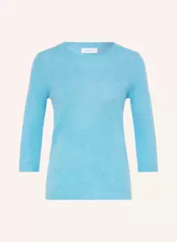 Кашемировый свитер с рукавами 3/4 и блестящей пряжей Darling Harbour, бирюзовый