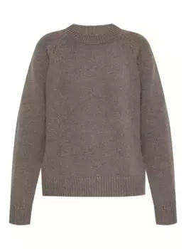 Кашемировый свитер с рукавами реглан Lisa Yang, коричневый