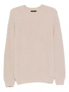 Кашемировый свитер с рукавами реглан Zanone, нейтральный