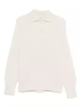 Кашемировый свитер с воротником поло Malo, нейтральный