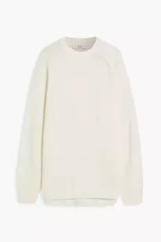 Кашемировый свитер с вырезами TIBI, слоновая кость